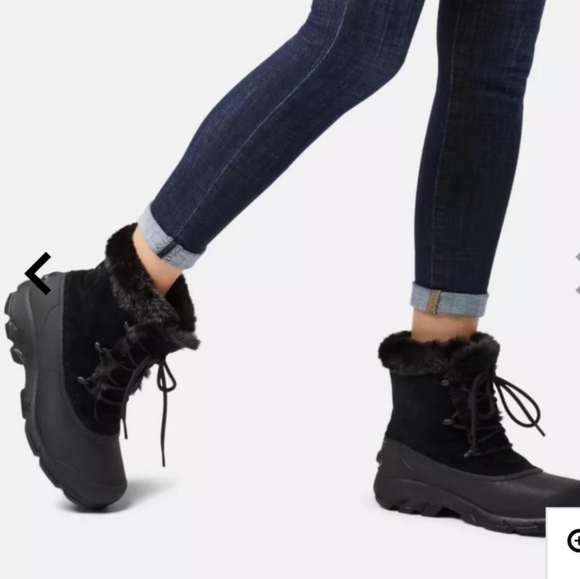 NWT Sorel Women's Snow Angel Winter Boot in Black Size 10 - Picture 1 of 9